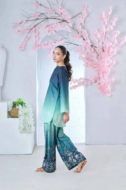 Marine Blossom 2-Piece Digital Printing