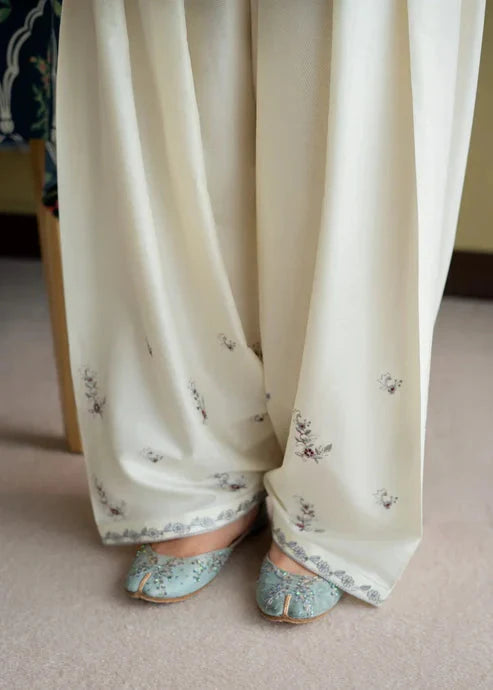 Teal Zarqaa 2-Piece Lawn Suit