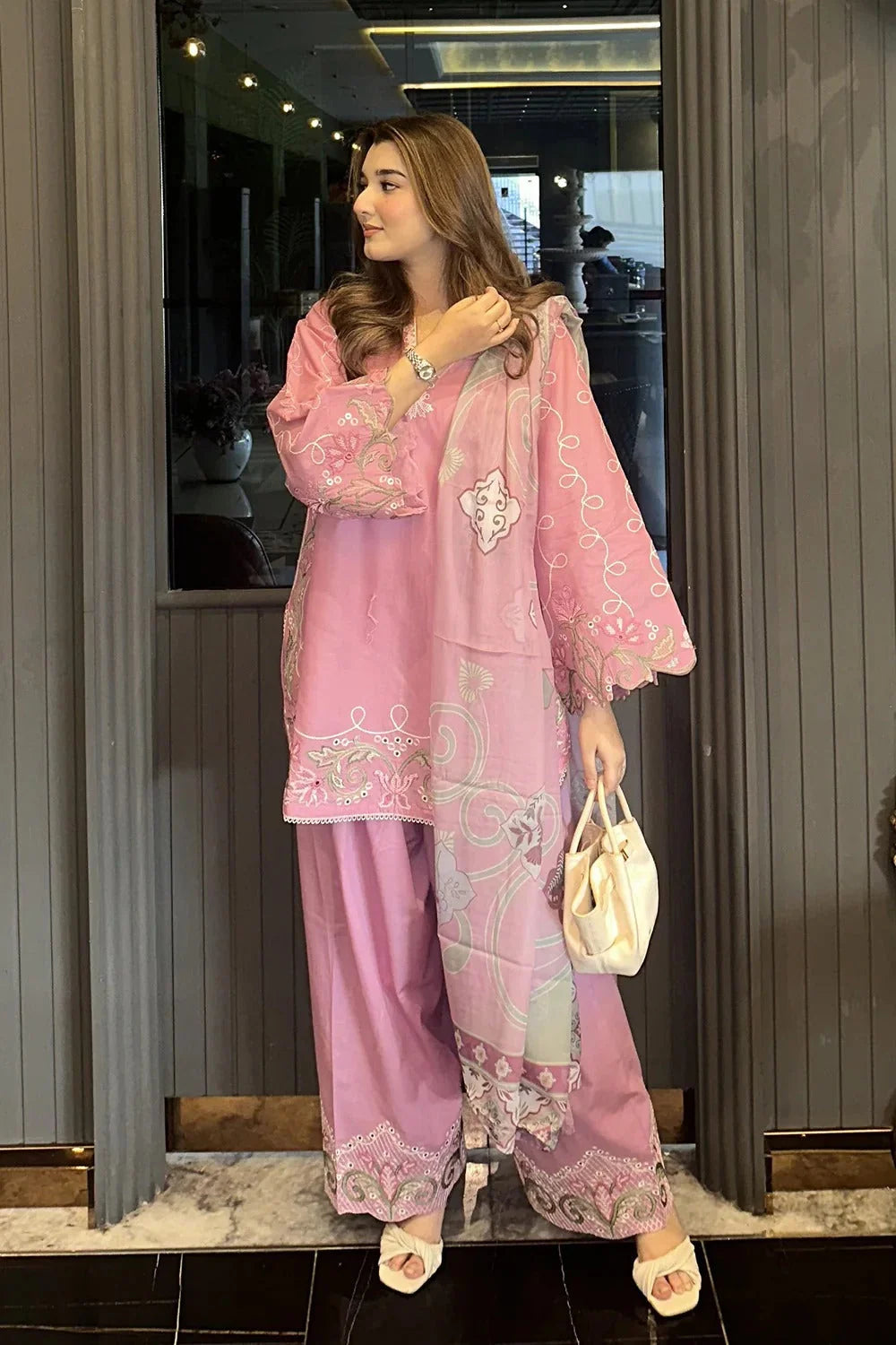 Blush 3PC Cotton Dress