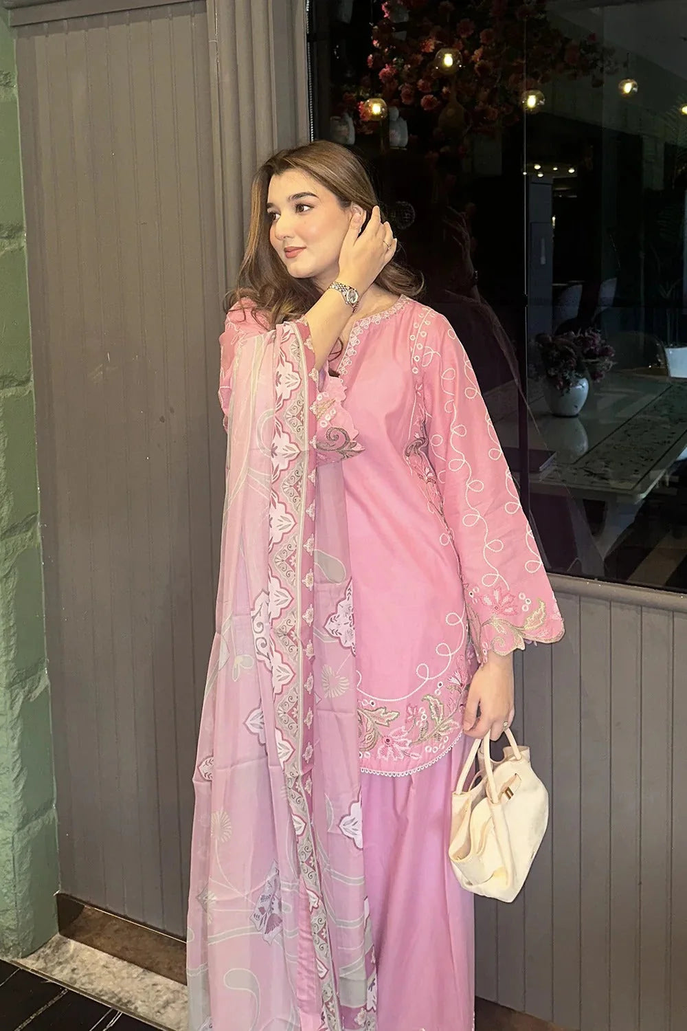 Blush 3PC Cotton Dress